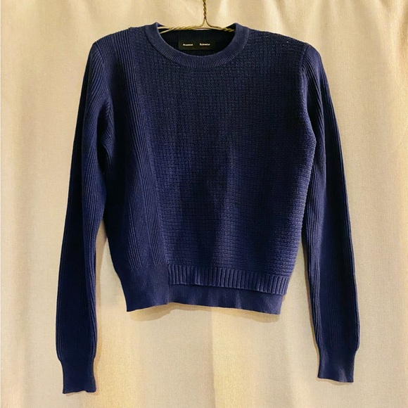 Proenza Schouler Main line knit cashmere silk blend sweater crew neck